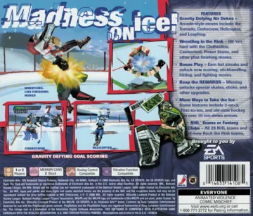 NHL Rock the Rink (US) box cover back